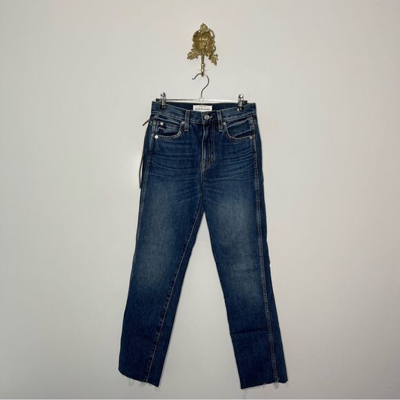Slvrlake Hero Cropped Straight Jeans 24 - Picture 2 of 10